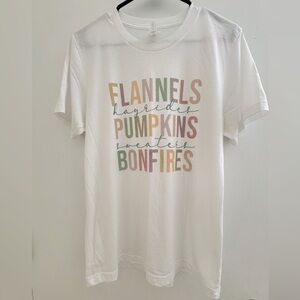 Canvas shirt, Flannels, pumpkins, Bonfires